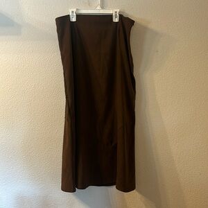 White Stag faux suede maxi skirt size 14